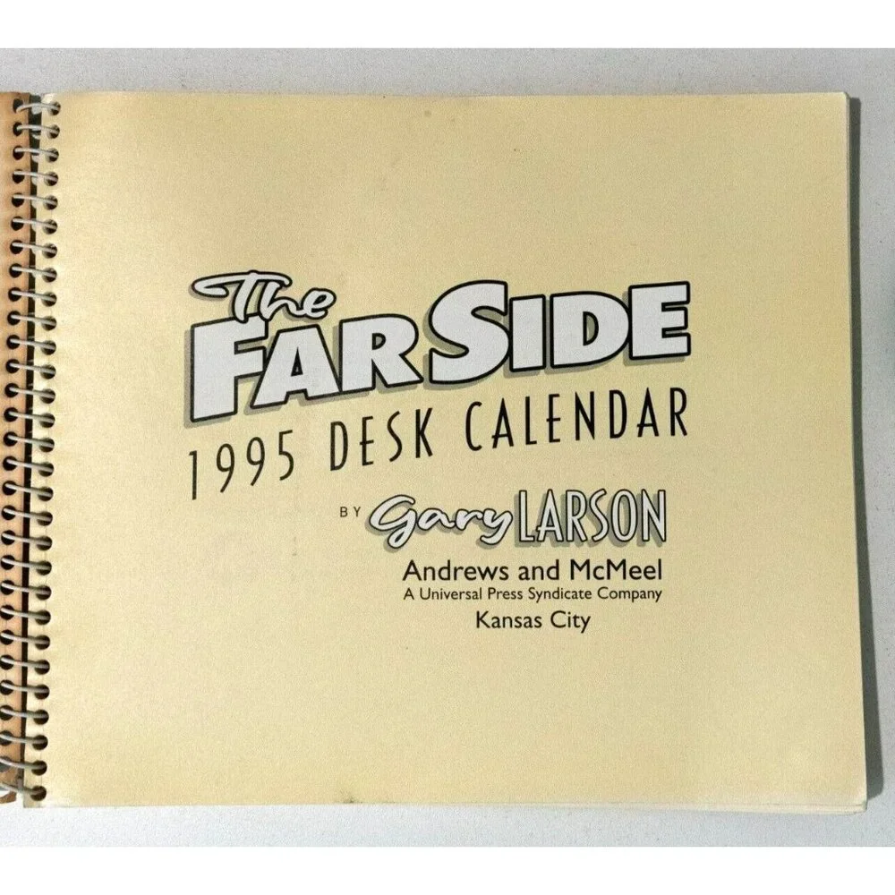 The Far Side 1995 Desk Calendar by Gary Larson Published Andrew and McMeel